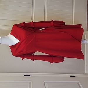NWOT Bright Red Dress Size Large